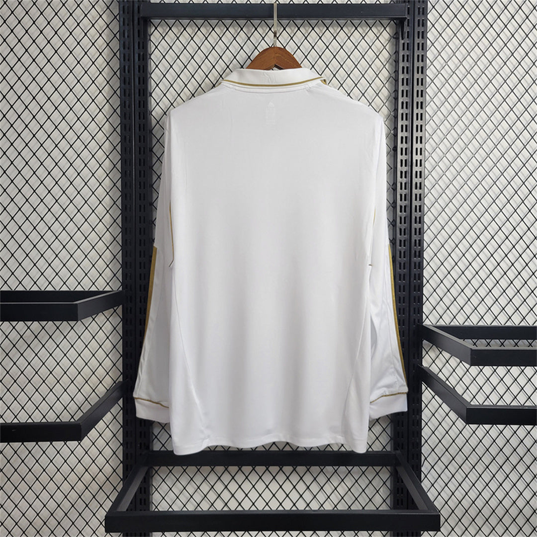 Real Madrid 11/12 Long Sleeve Home Kit
