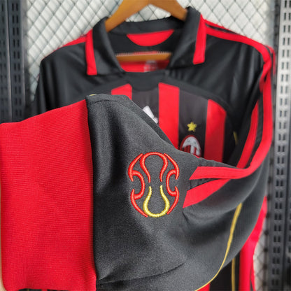 AC Milan 06/07 Long Sleeve Home Kit
