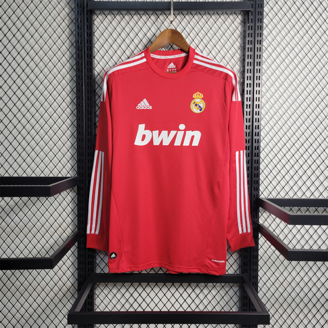 Real Madrid 11/12 Long Sleeve Away Kit