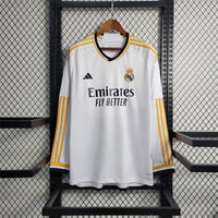 Real Madrid 23/24 Long Sleeve Home Kit