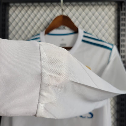 2017/18 Real Madrid Home Long Sleeve Shirt