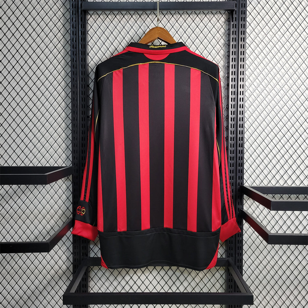 AC Milan 06/07 Long Sleeve Home Kit