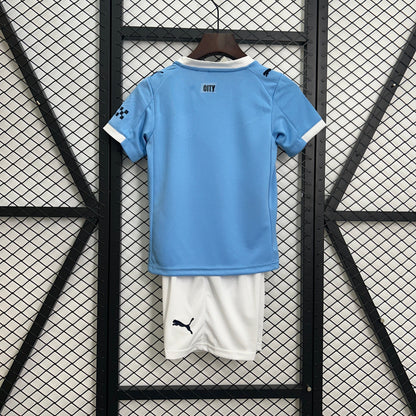25/26 Kids Manchester City Home Kit