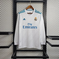 2017/18 Real Madrid Home Long Sleeve Shirt