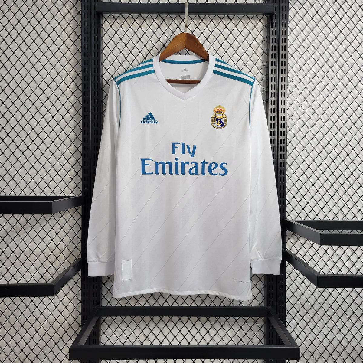 2017/18 Real Madrid Home Long Sleeve Shirt