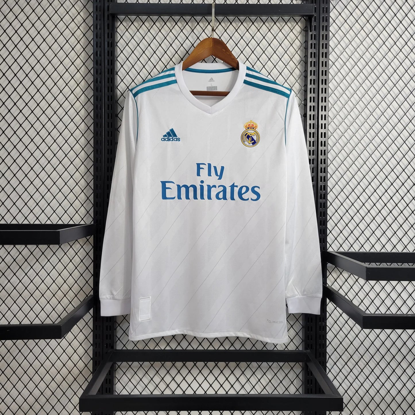 2017/18 Real Madrid Home Long Sleeve Shirt